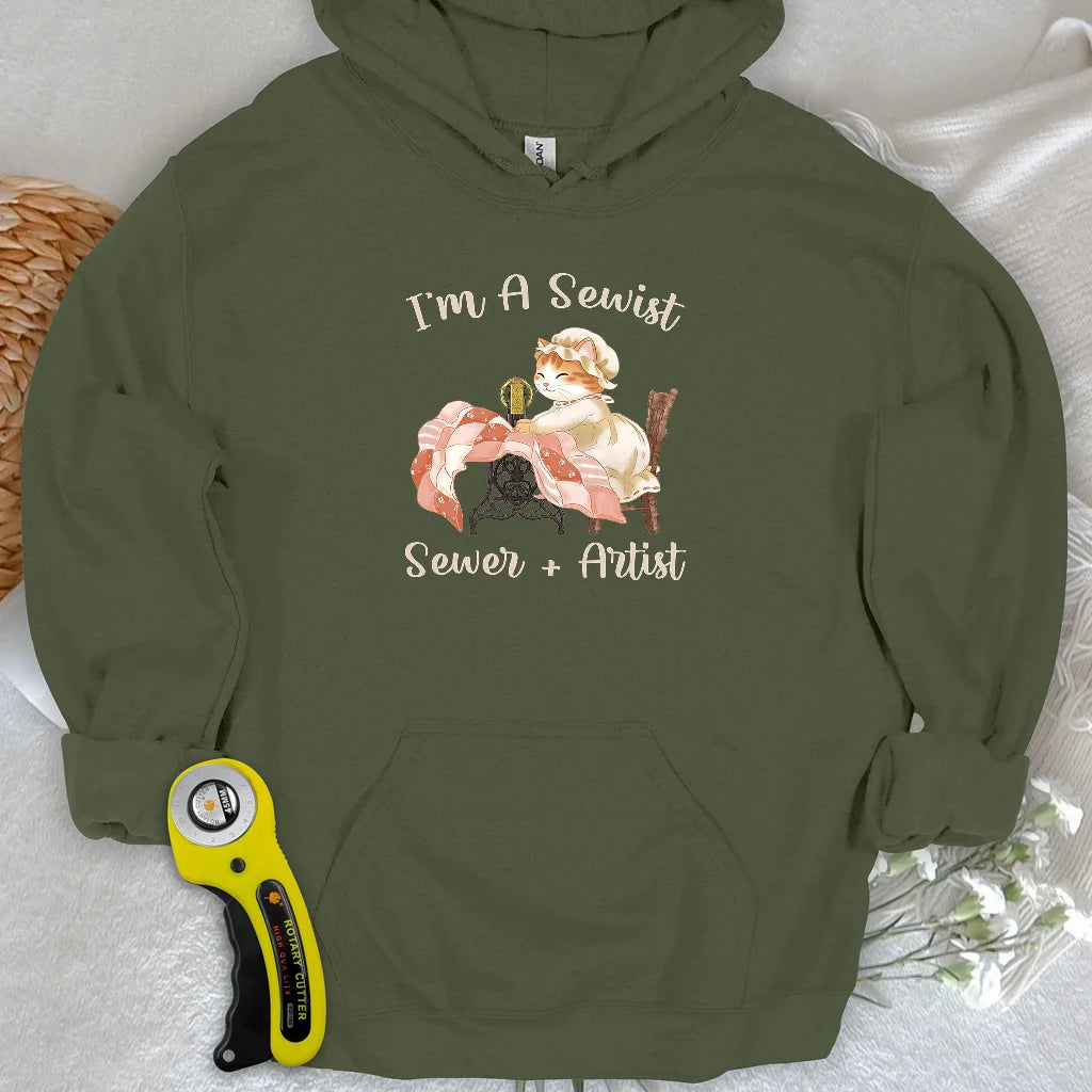 Stitching Serenity Hoodie