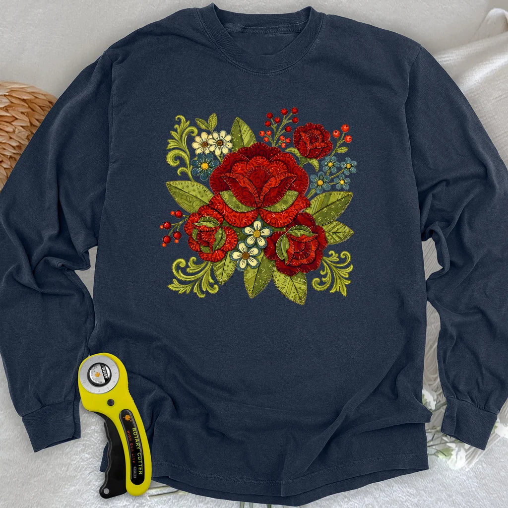 Appliqué Nerd Long Sleeve T-shirt
