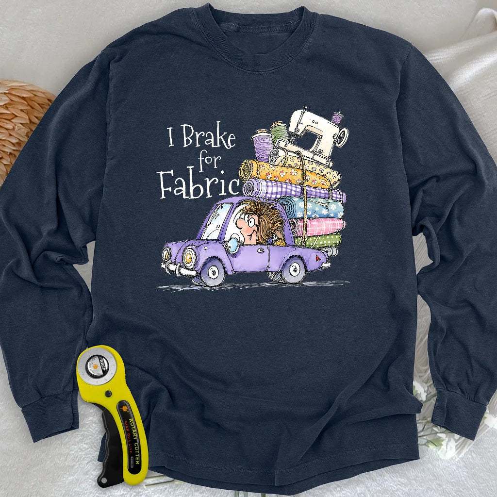 Brake for Fabric Long Sleeve T-shirt