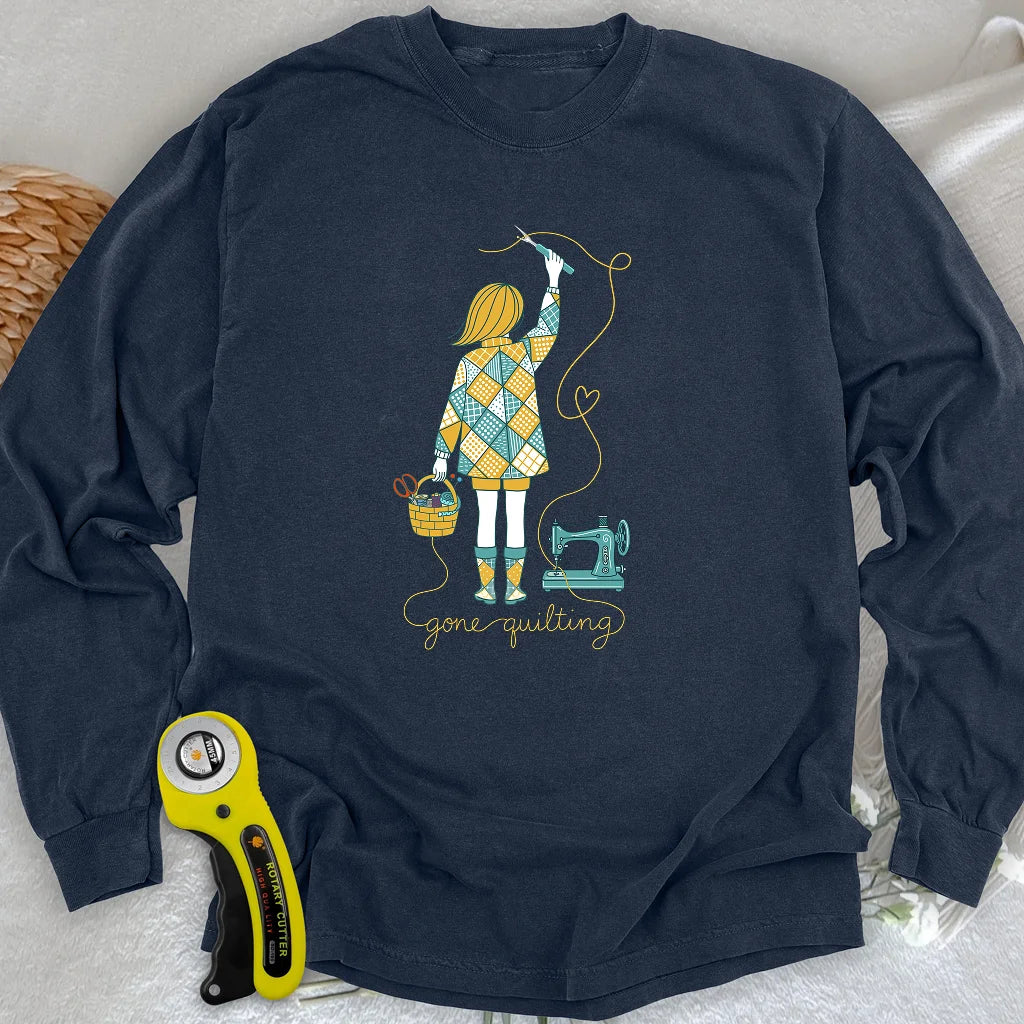Longsleeve "Beim Quilten"