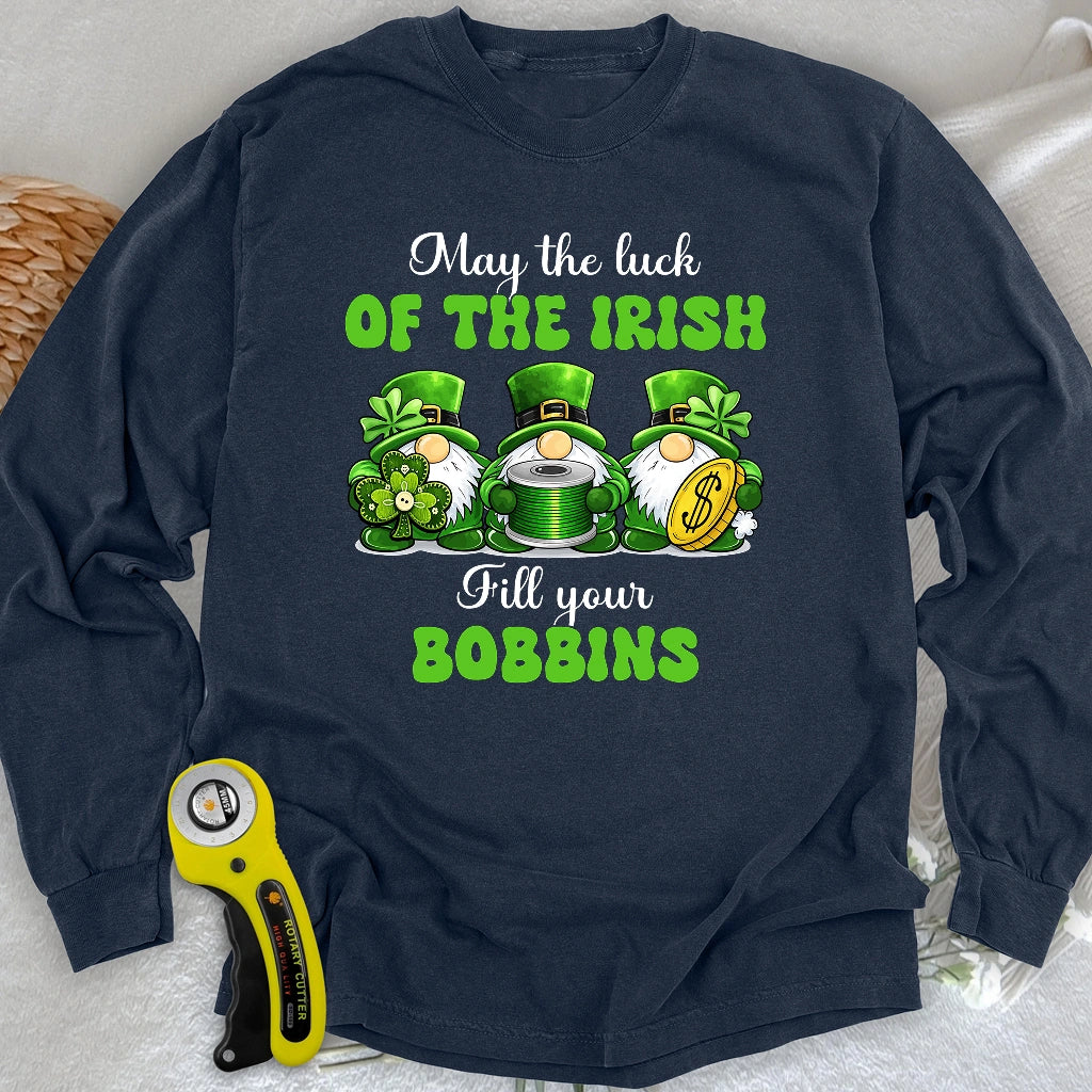 Lucky Bobbin Blessings Long Sleeve T-shirt