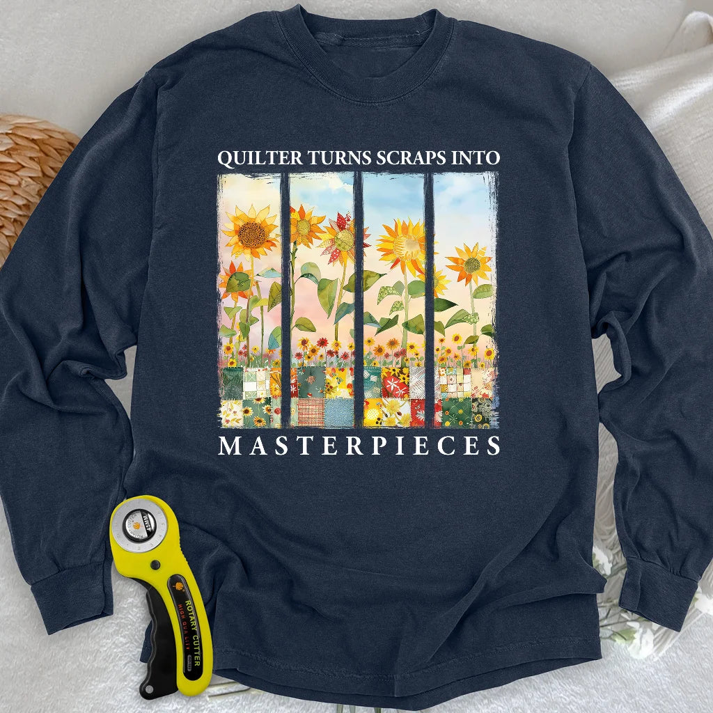 Quilt Meisterwerk Langarm-T-shirt