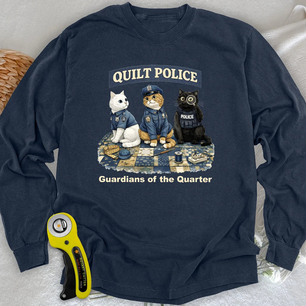 Quilt Police Long Sleeve T-shirt