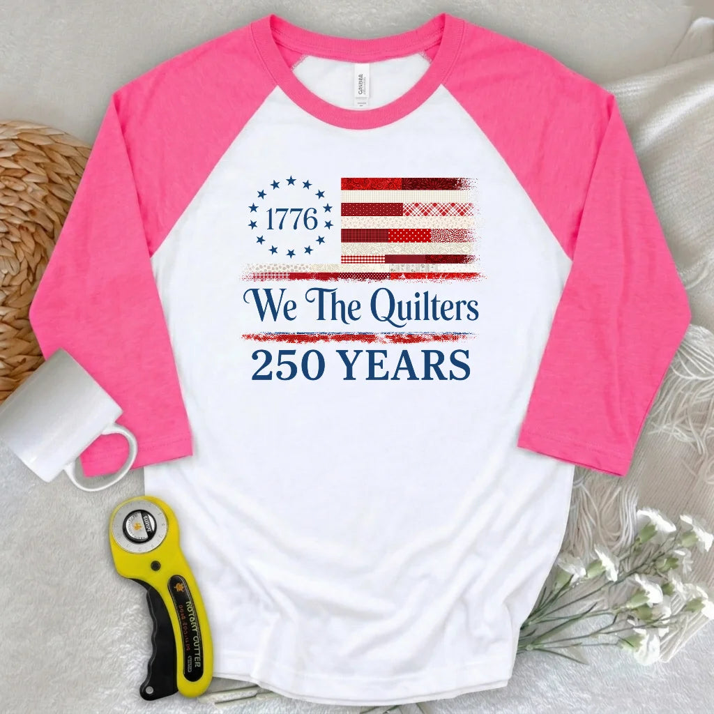Quilters of Liberty 3/4 Sleeve T-shirt