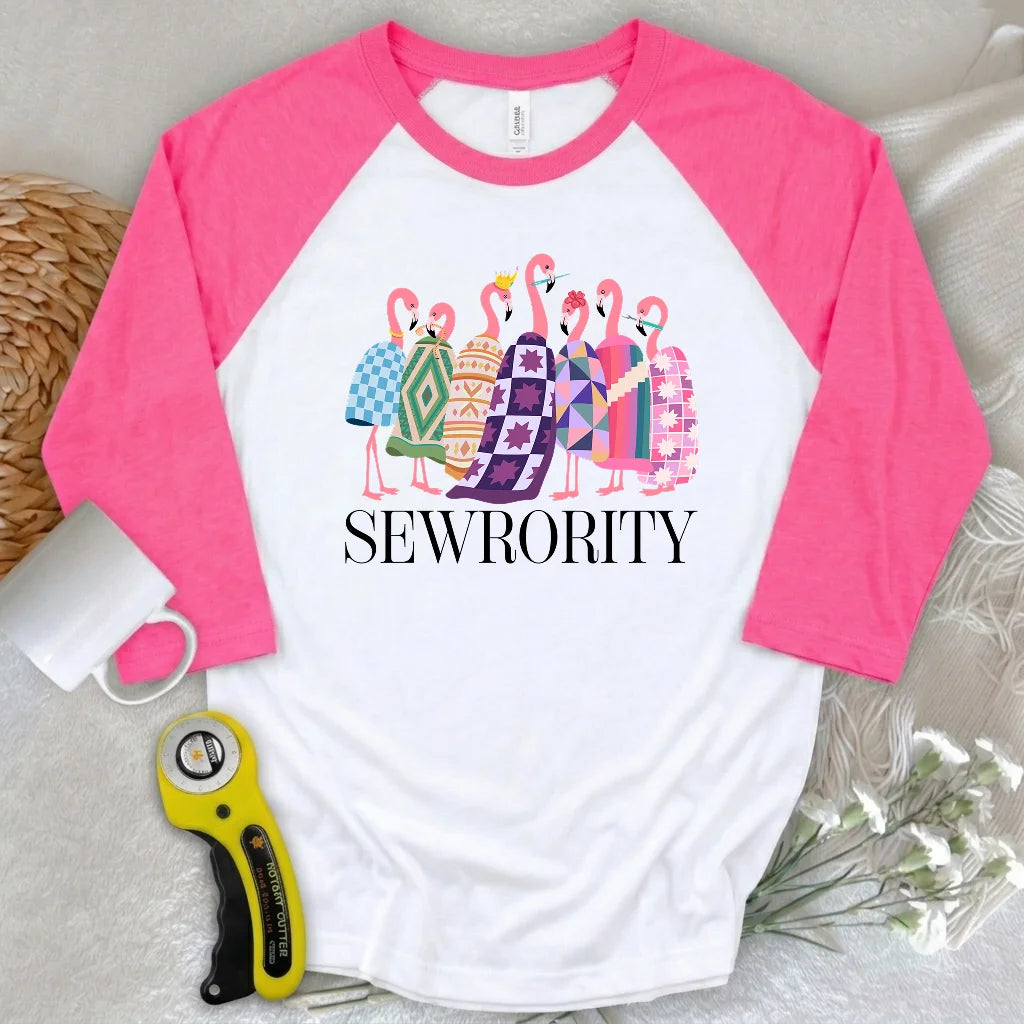 Sewrority Sisters 3/4 Sleeve T-shirt