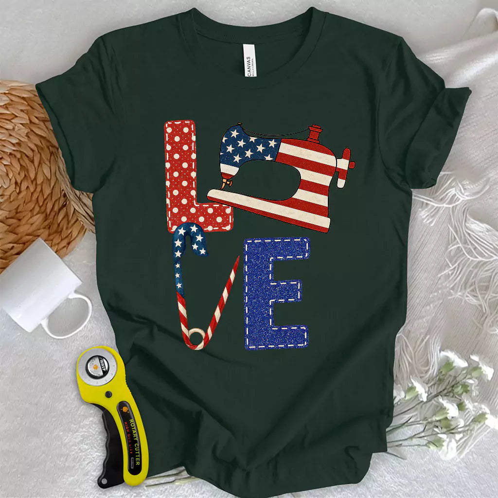 Patriotic Sewist T-shirt