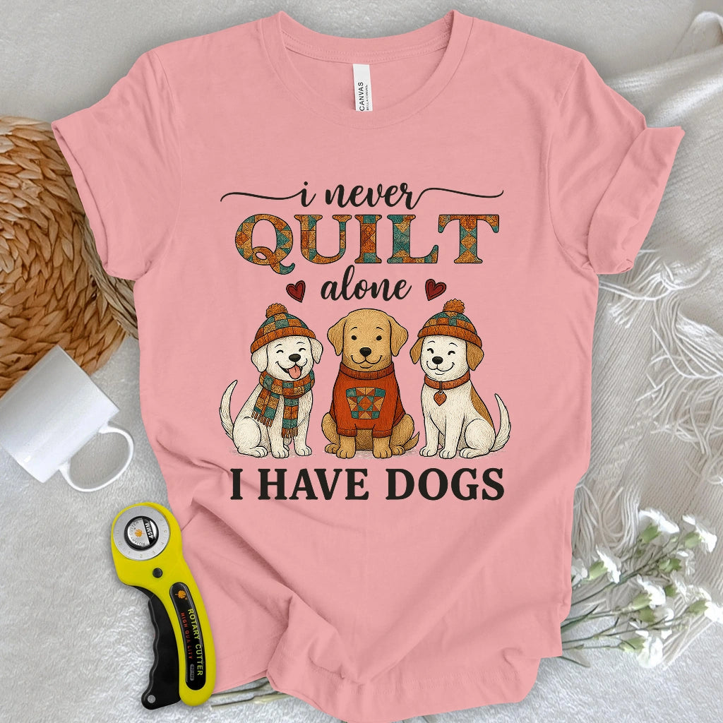 Quilting with Paws T-shirt