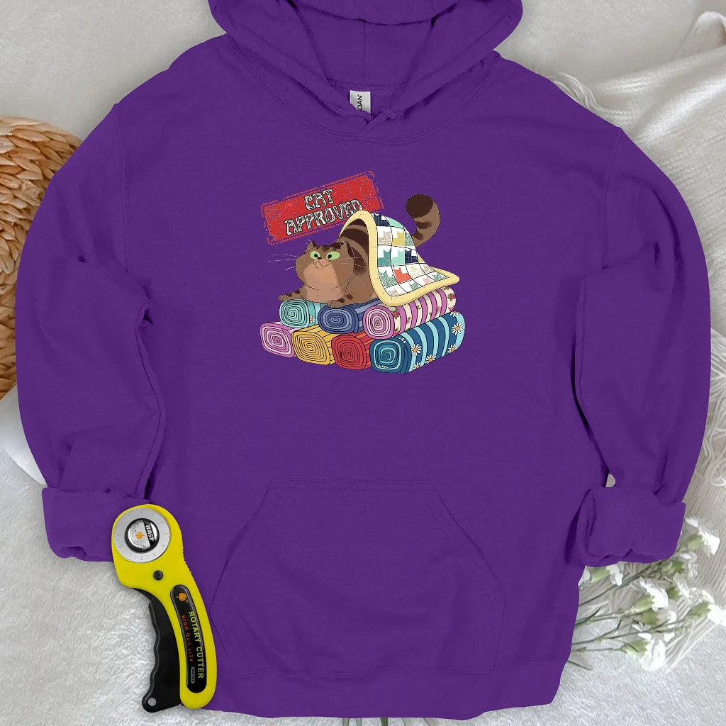 Sweat à capuche approuvé par les chats