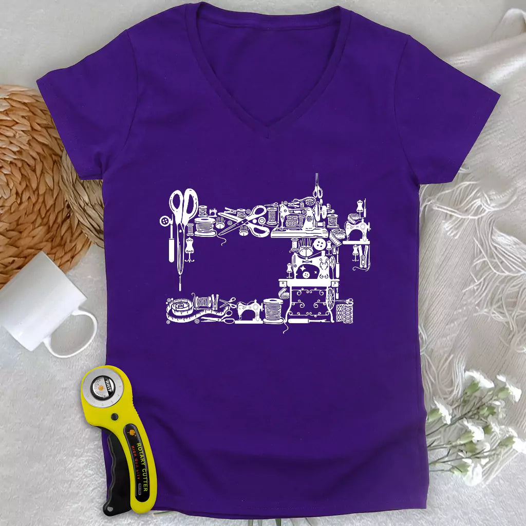 Sewing Tools Lady V-neck