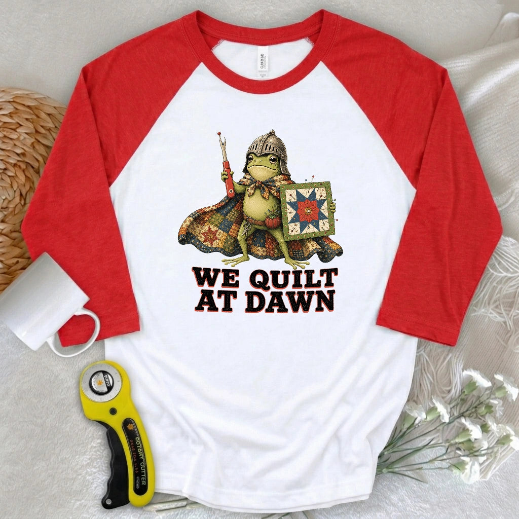 Quilt at Dawn 3/4 Sleeve T-shirt