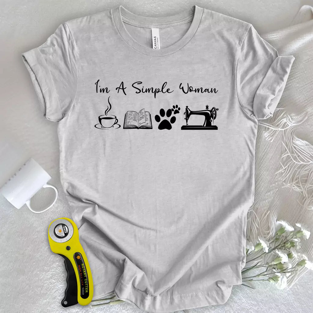 Sewing Woman T-shirt