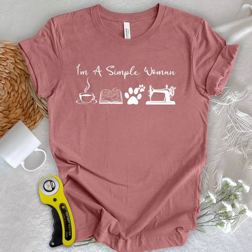 Sewing Woman T-shirt