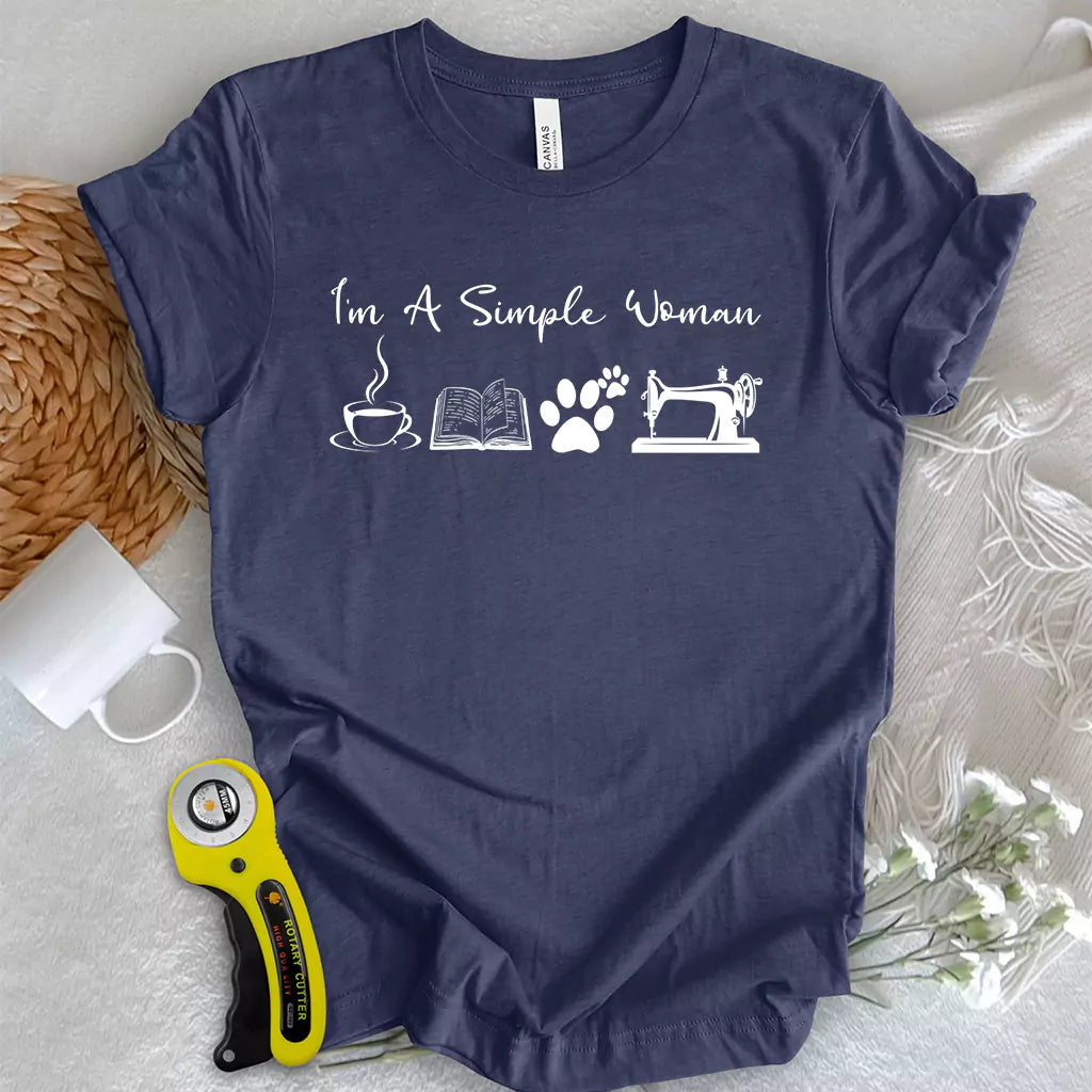 Sewing Woman T-shirt