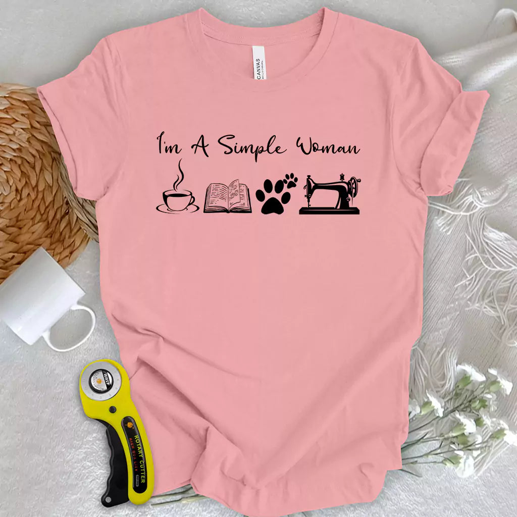 Sewing Woman T-shirt