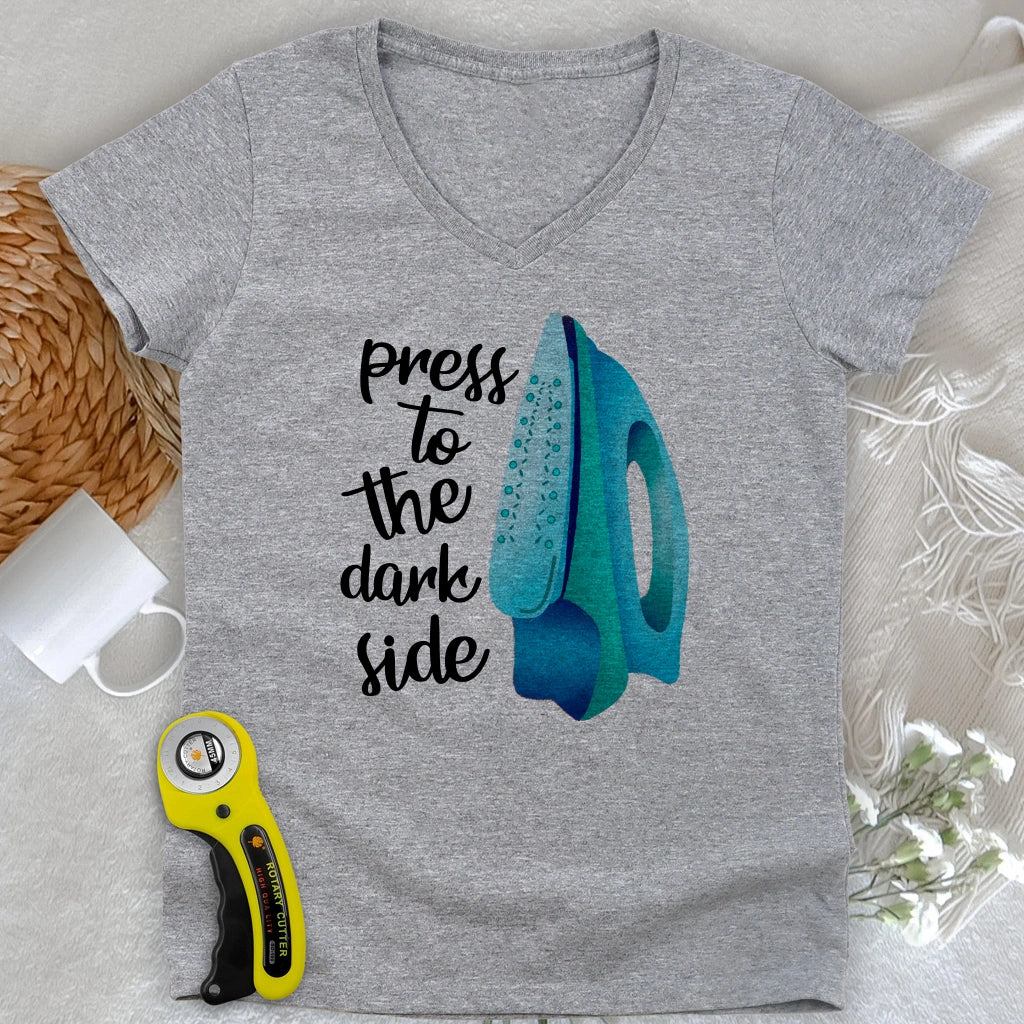 Press to the dark side Lady V-neck