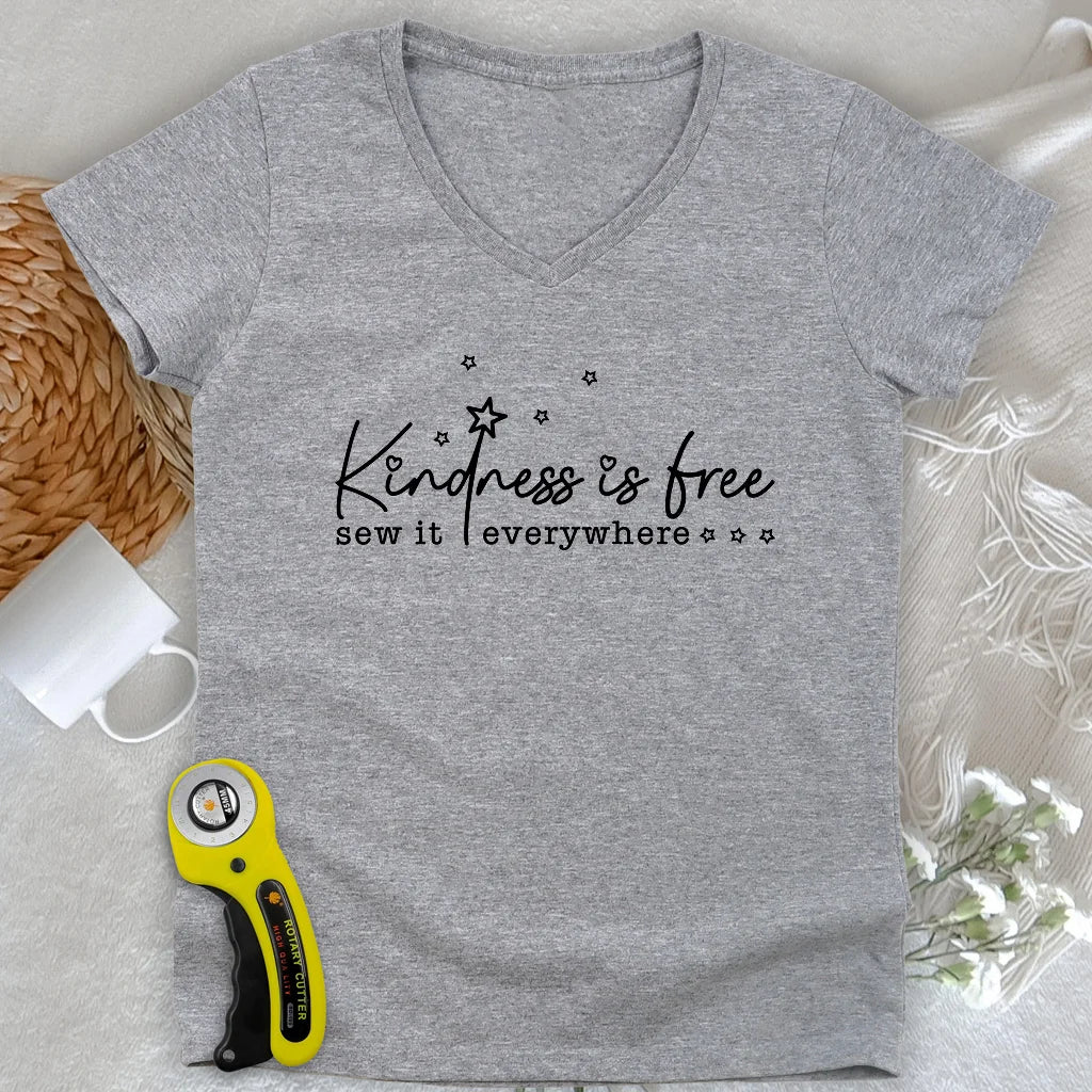 Sew Kindness Lady V-neck
