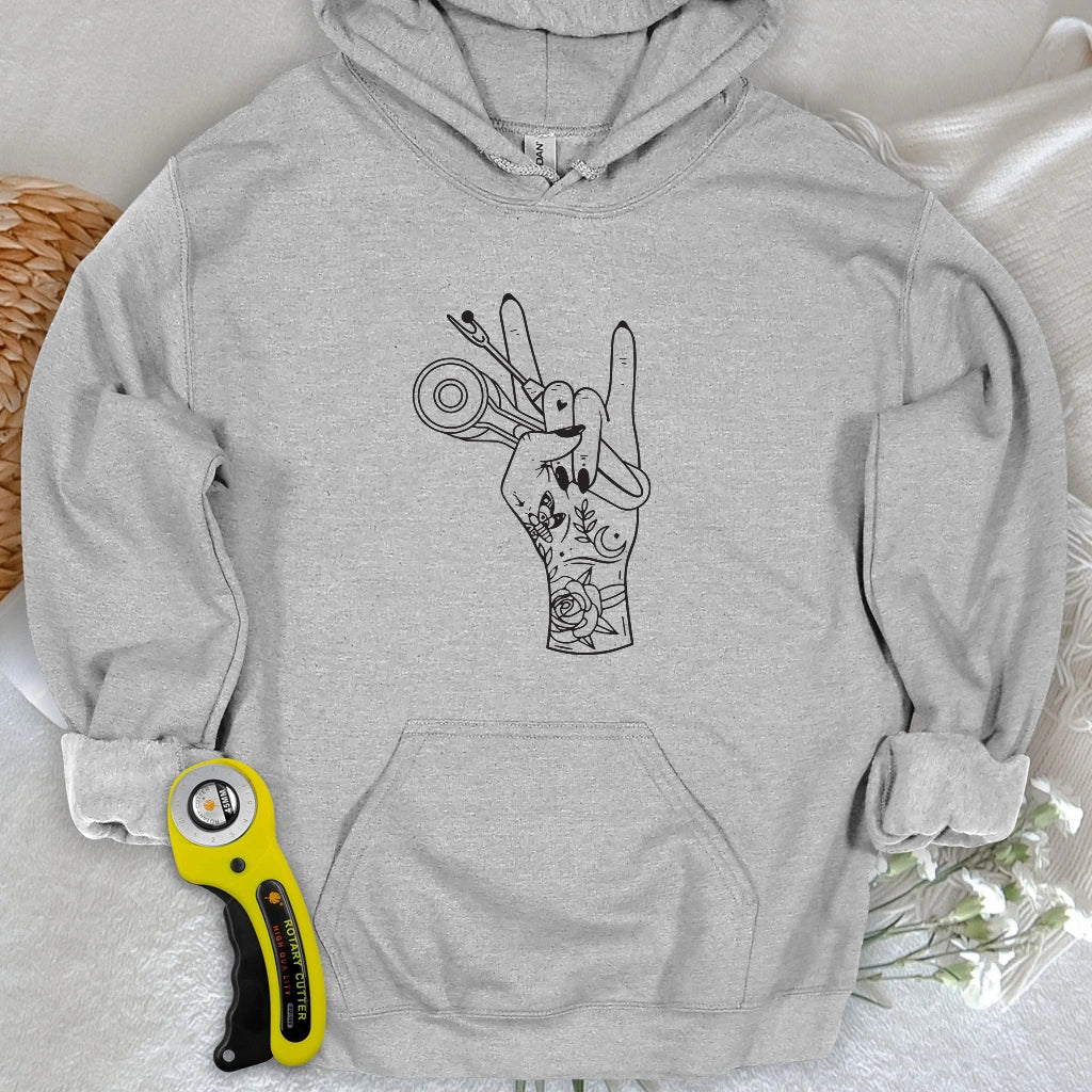 Sewing Rock Hoodie