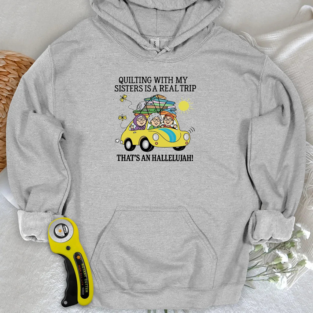 C'est un sweat à capuche Alléluia !