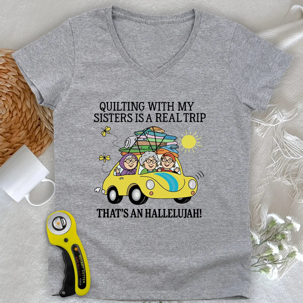 That's an Hallelujah! Lady V-neck