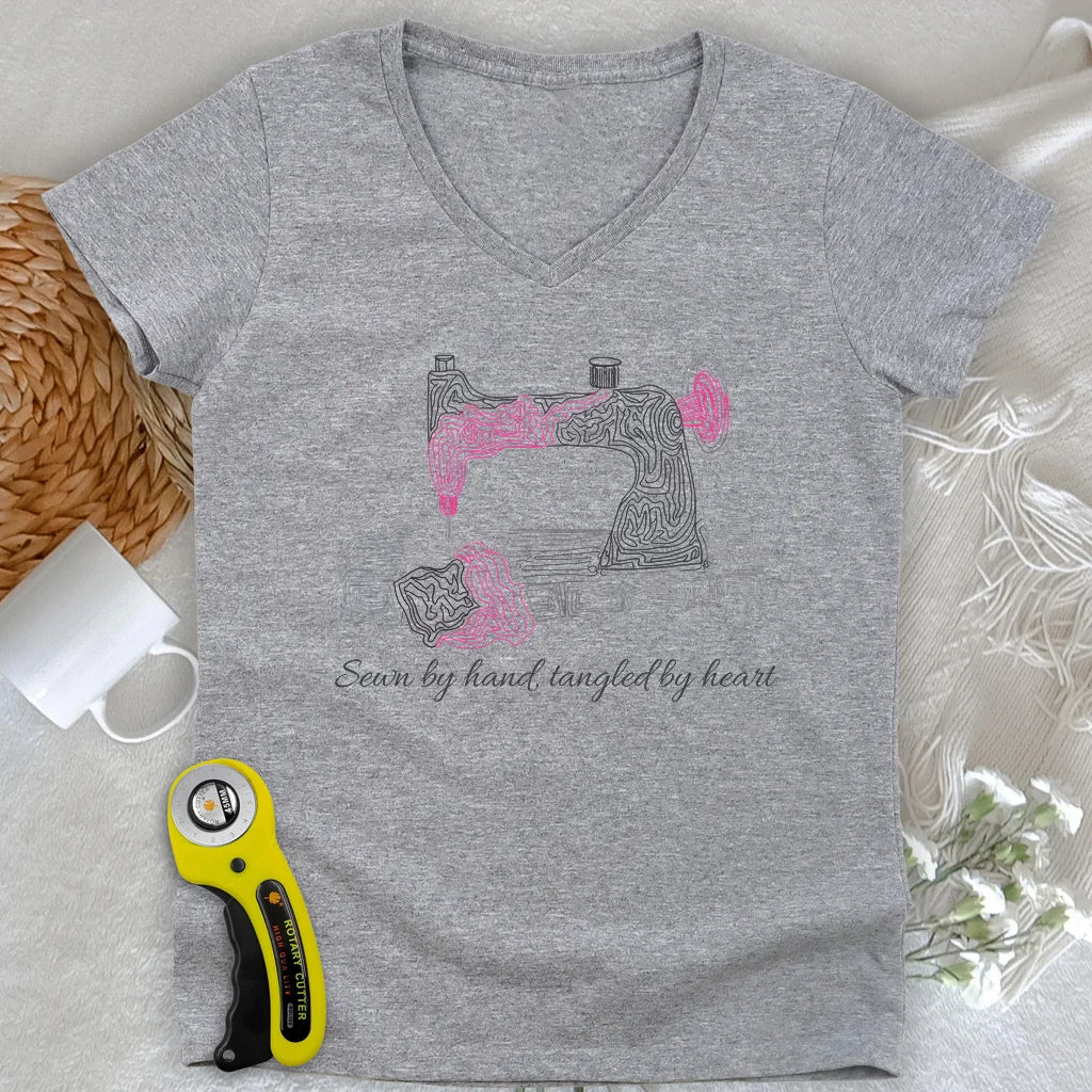 The Heart’s Tangle Lady V-neck