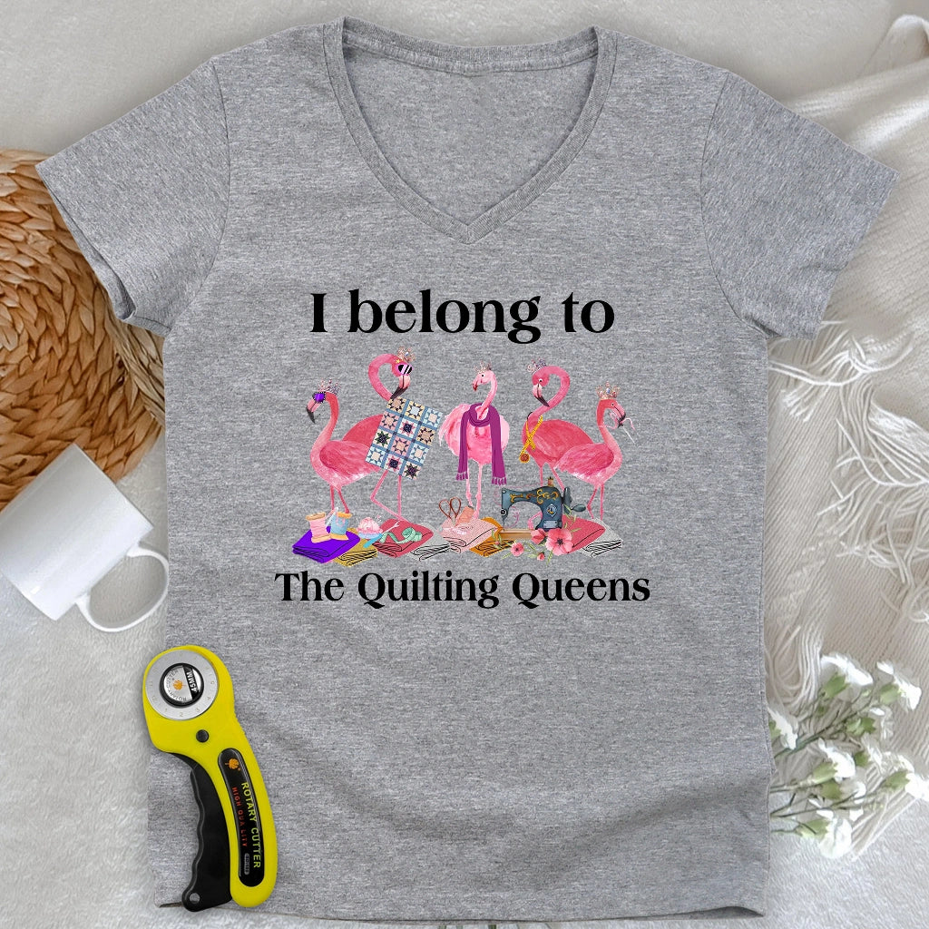The Quilting Queens Lady V-neck