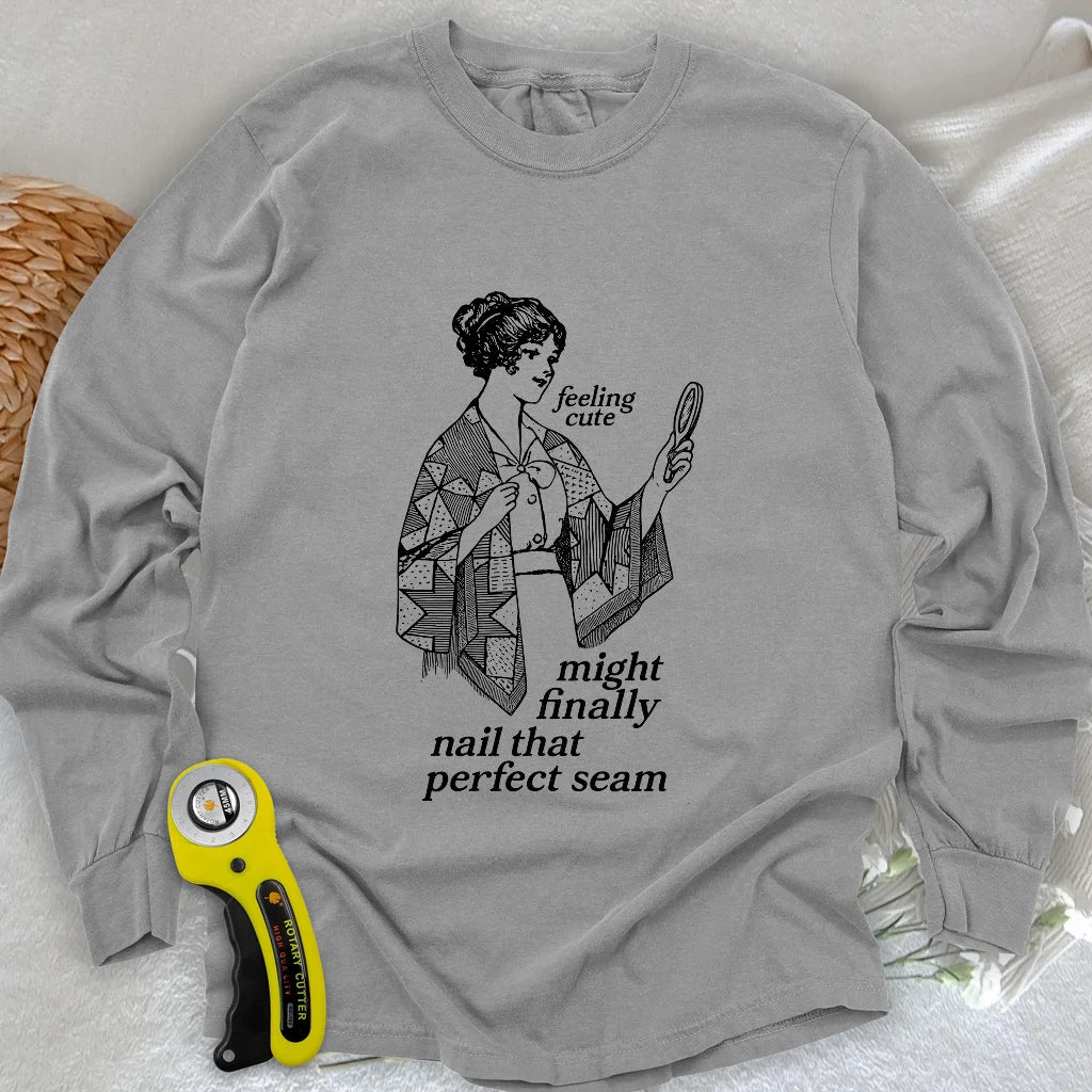 The Seamstress’s Mirror Long Sleeve T-shirt