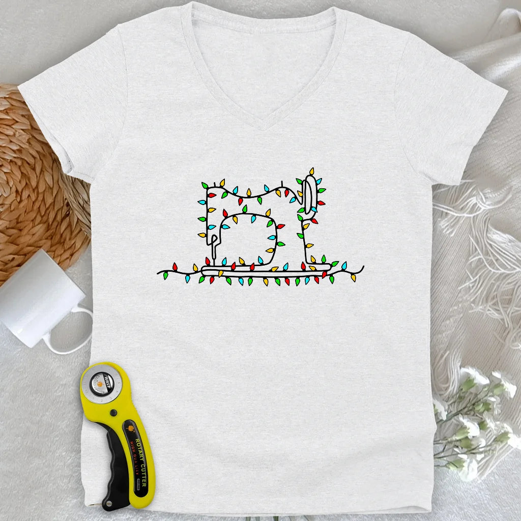 Bright Machine Lady V-neck