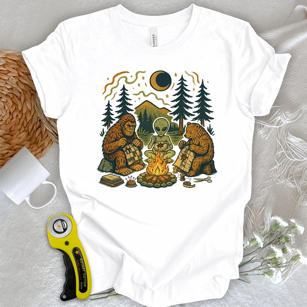 Campfire Crafting Friends T-shirt
