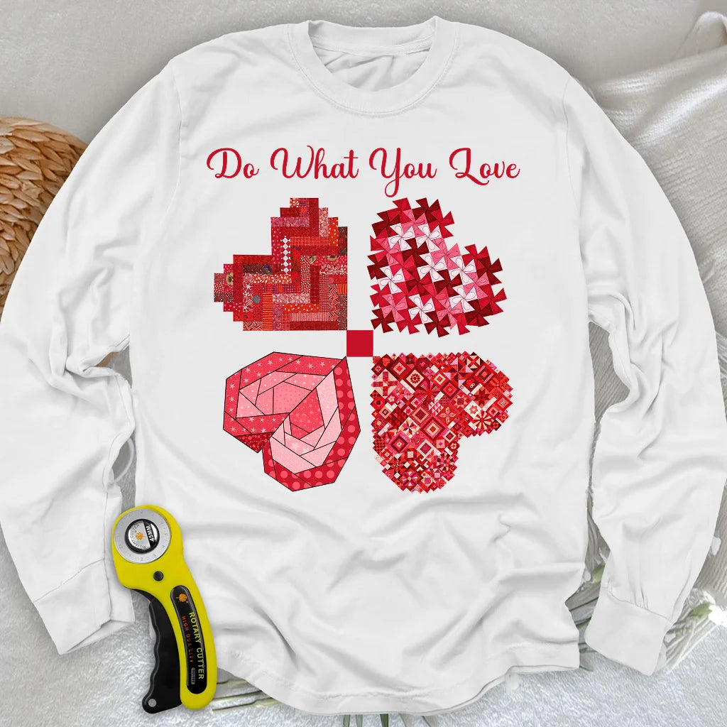 T-shirt à manches longues « Fais ce que tu aimes »