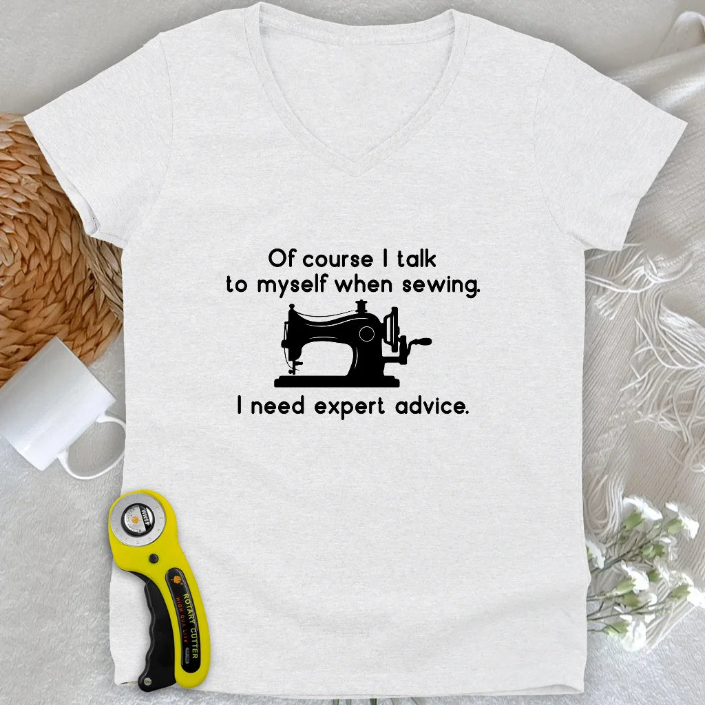 Expert Advice Lady V-neck