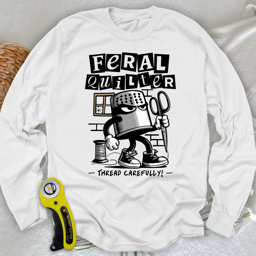 T-shirt à manches longues Feral Quilter