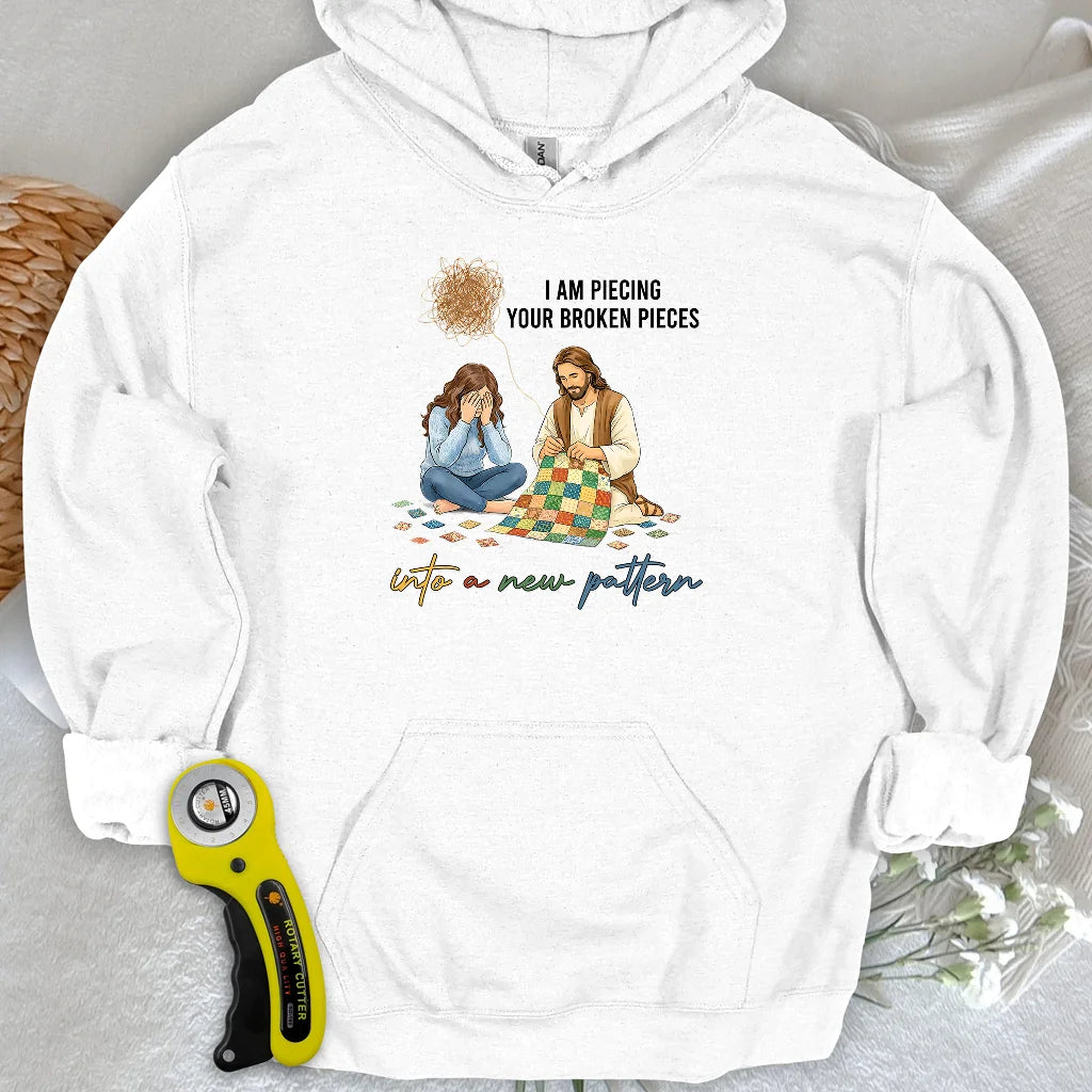 God Piecing Broken Pieces Hoodie