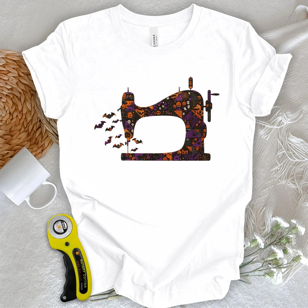 Halloween sewing machine T-shirt