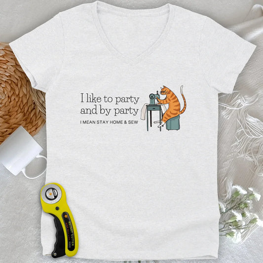 I like Party Lady V-neck