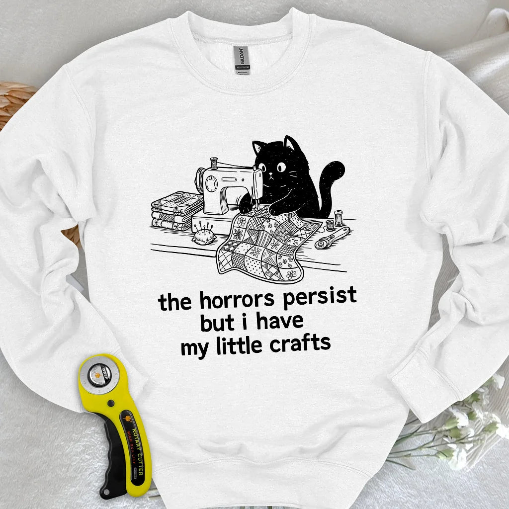 Sweat-shirt "Little Crafts vs. The World"