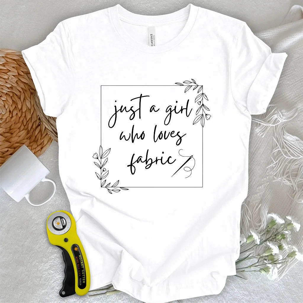 T-shirt Amour Tissu