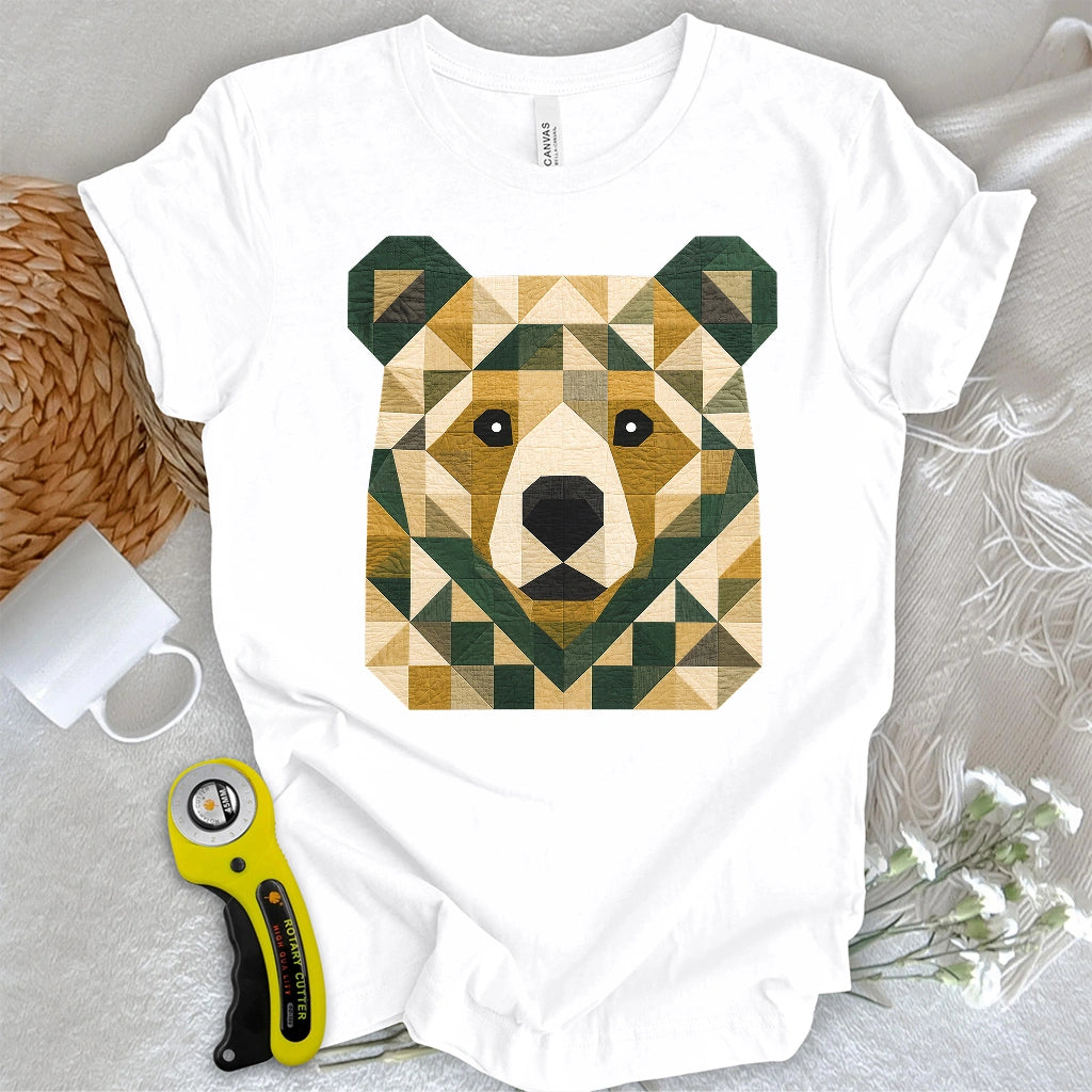 Patchwork Forest Bear T-shirt
