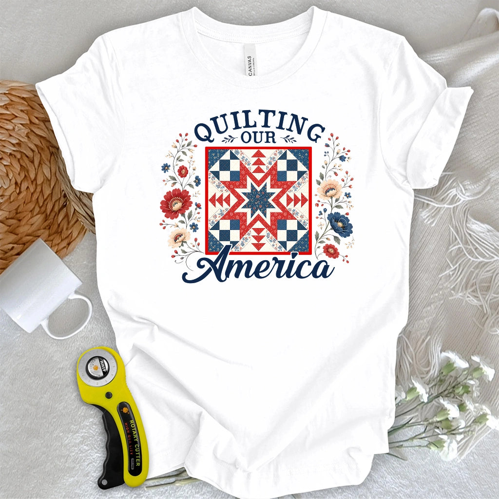 Patriotic Quilter T-shirt