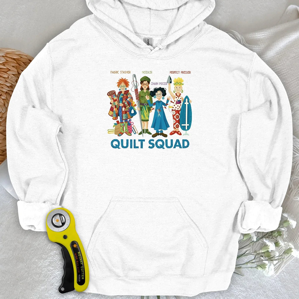 Sweat à capuche Quilt Squad