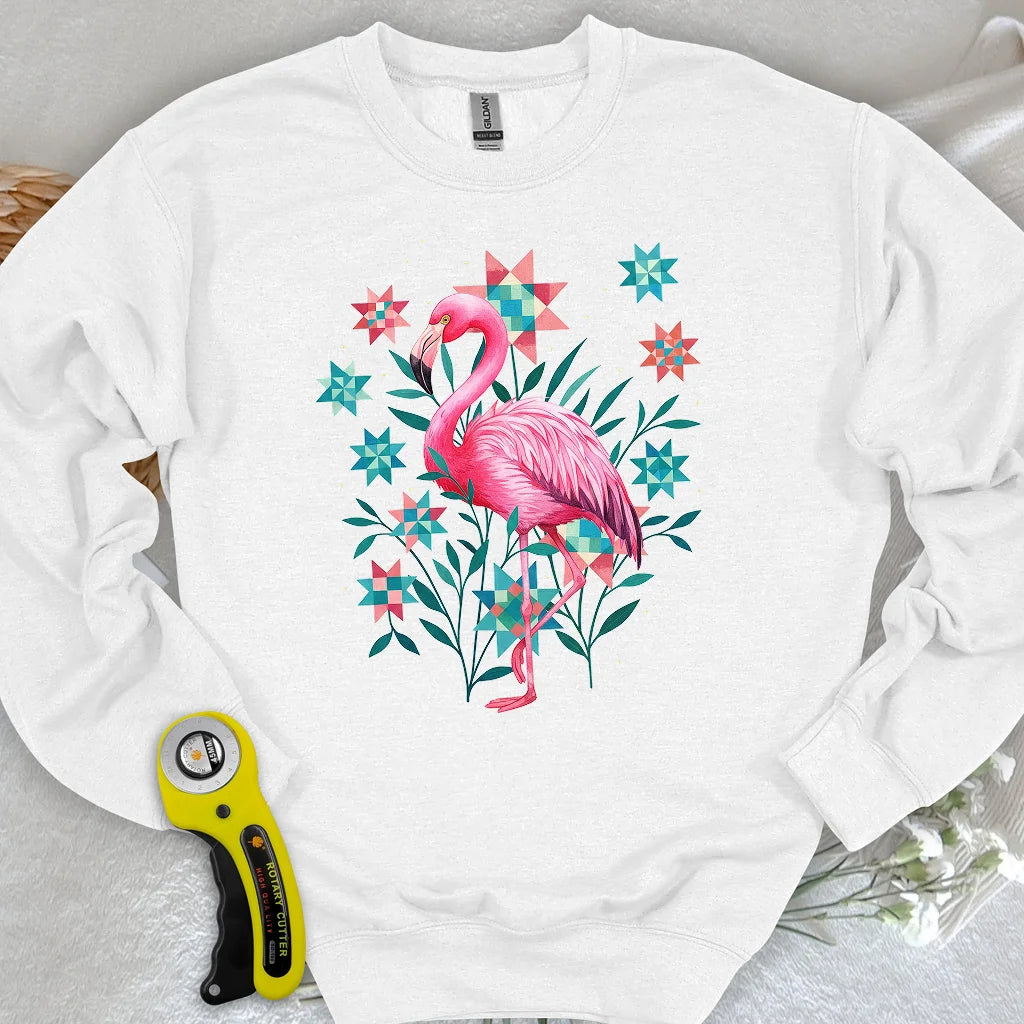 Sweat-shirt matelassé jardin