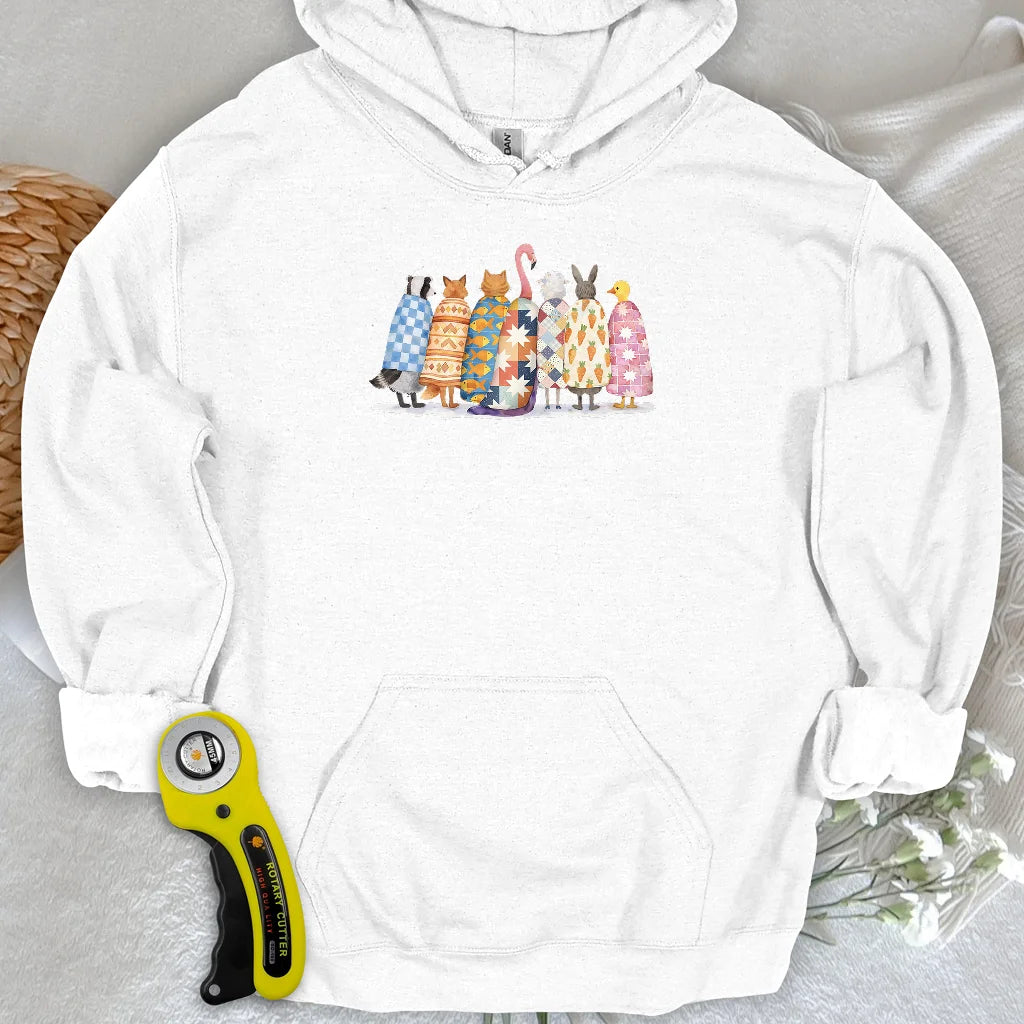 Sweat à capuche matelassé Quilted Souls