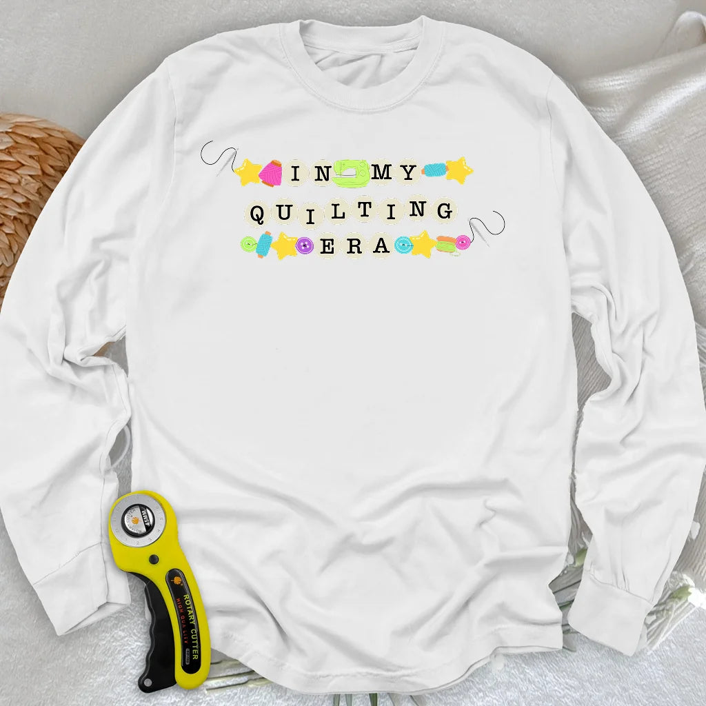 T-shirt matelassé à manches longues avec bracelet