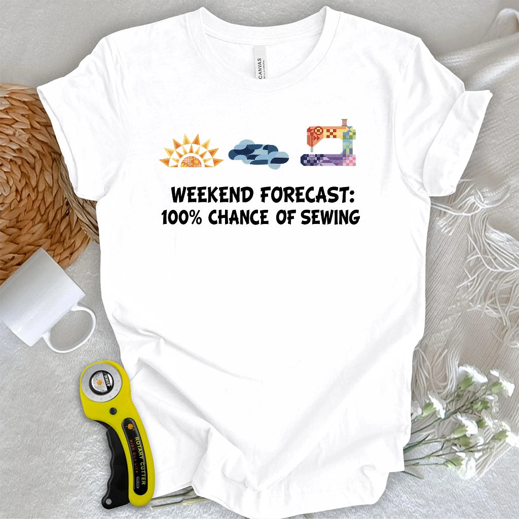 Quilter Wochenendwetter-T-Shirt