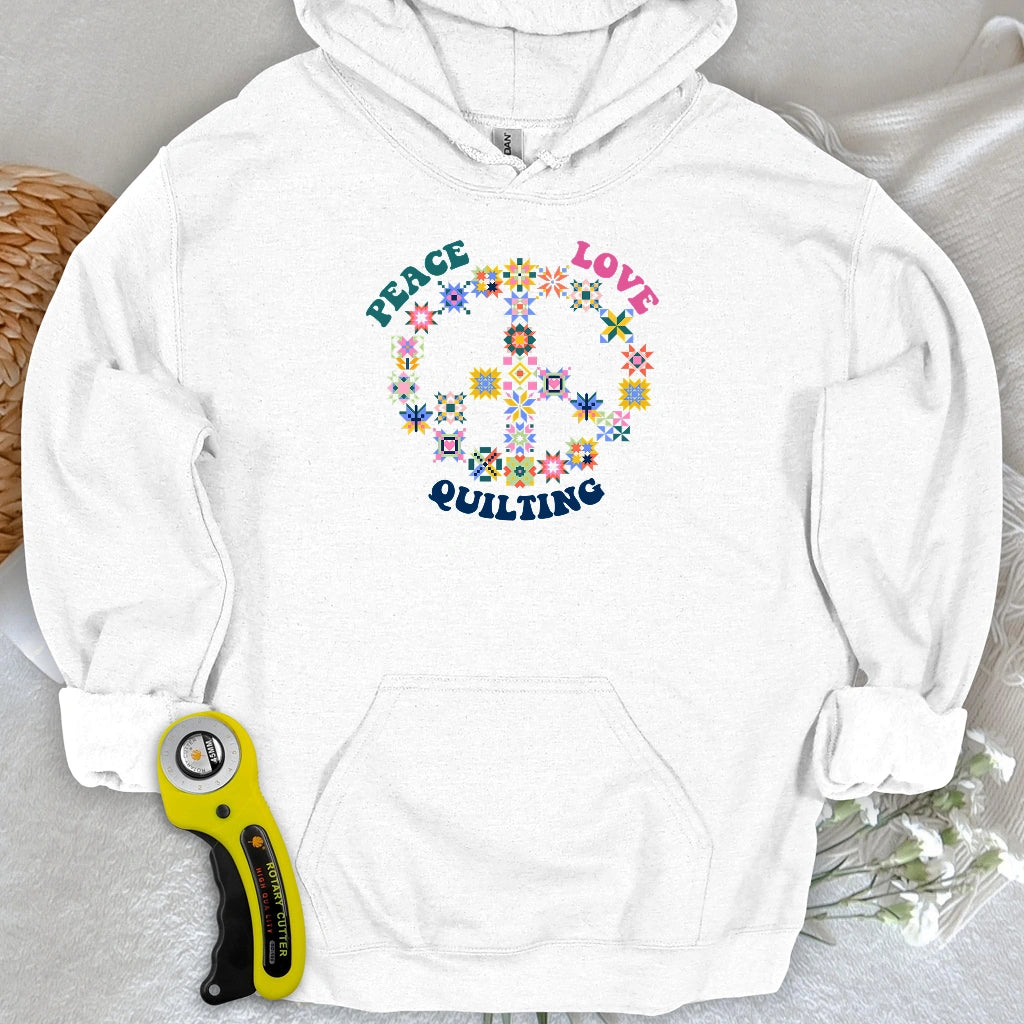Quilting Brings Peace Hoodie