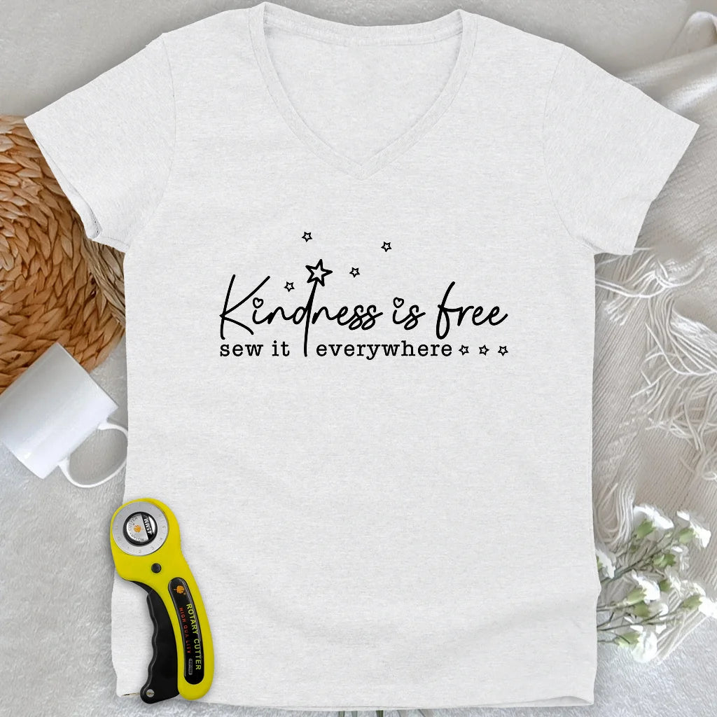 Sew Kindness Lady V-neck