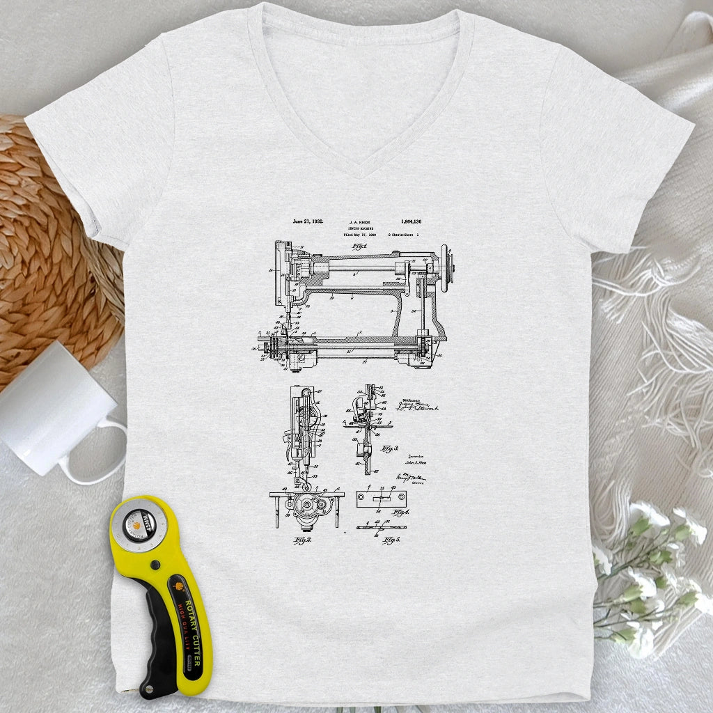 Sewing Pattern Lady V-neck