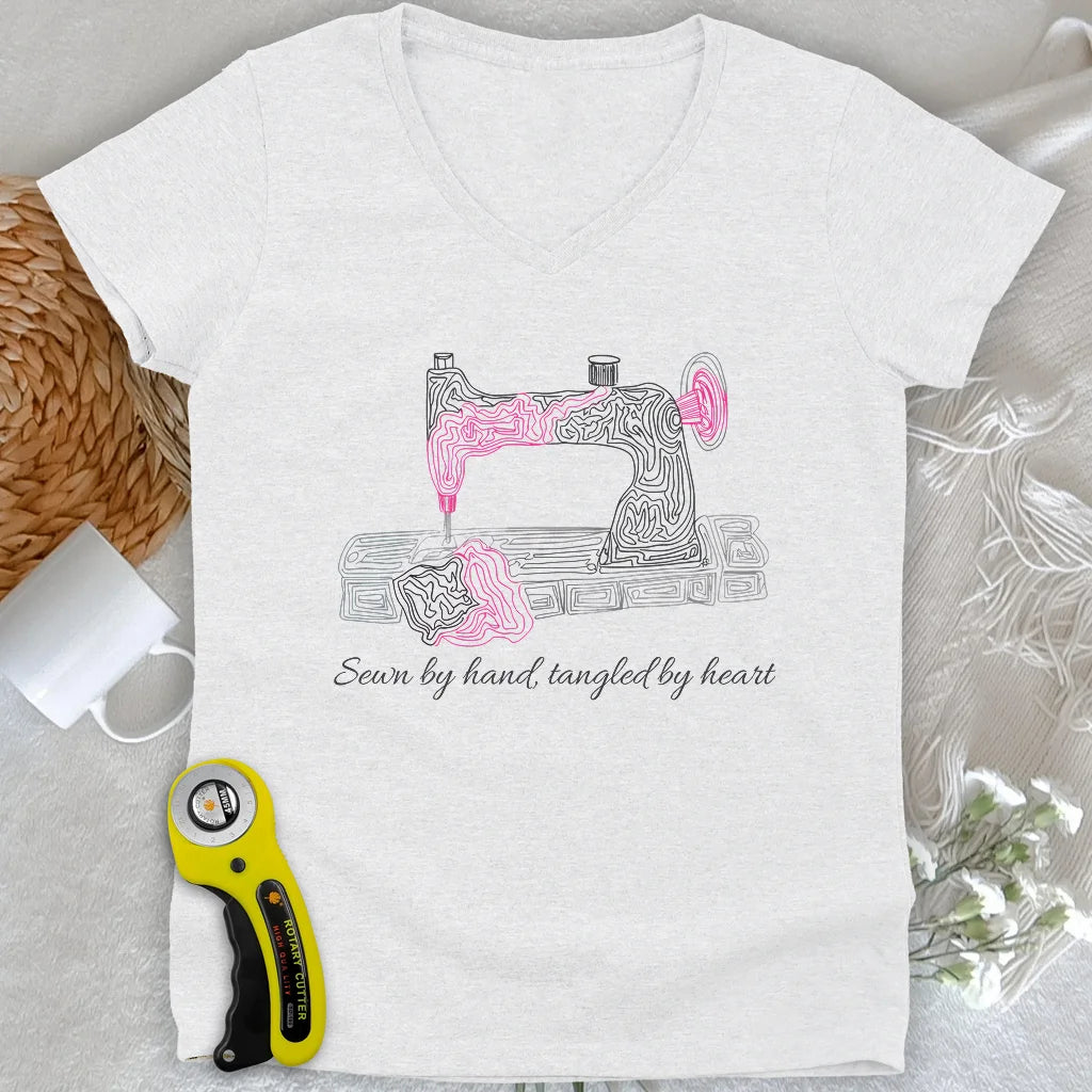 The Heart’s Tangle Lady V-neck