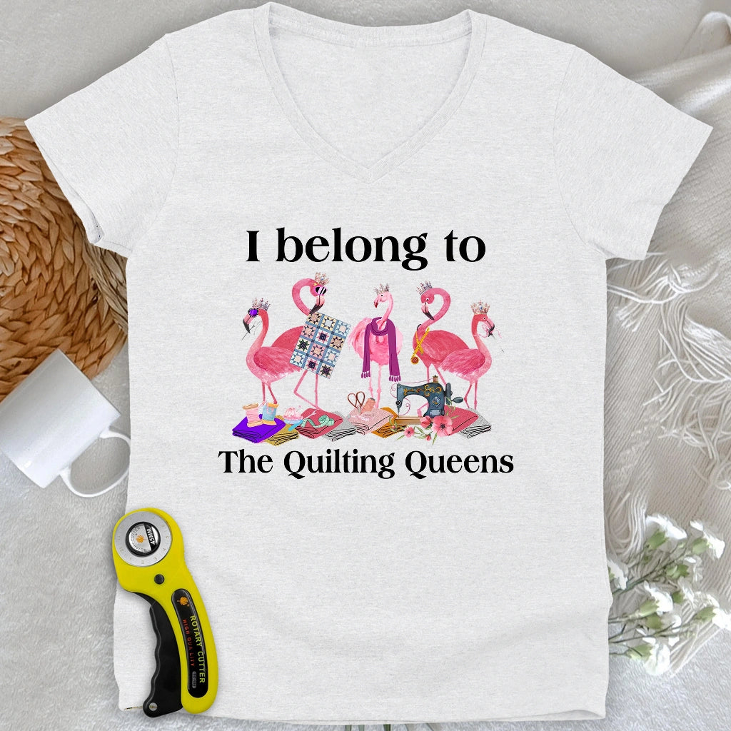 The Quilting Queens Lady V-neck