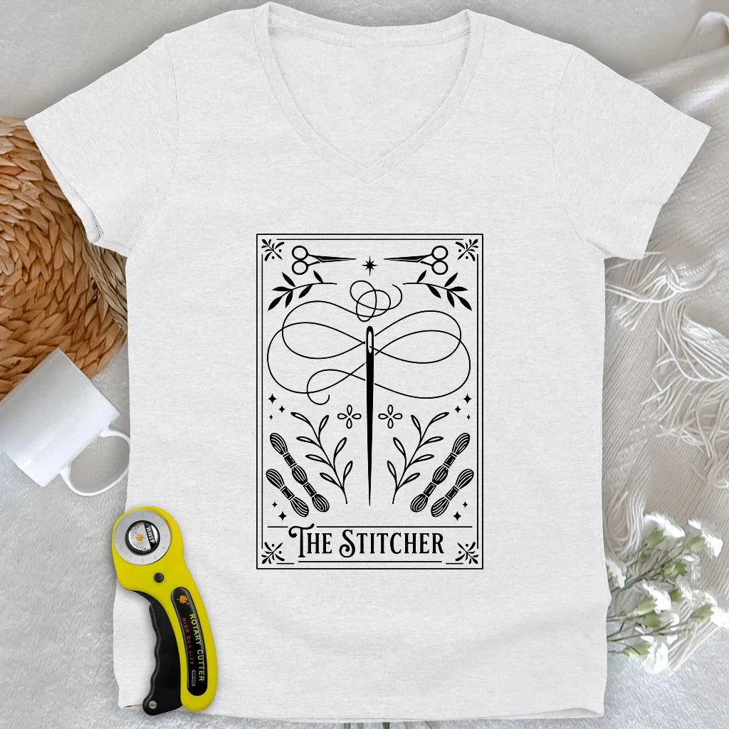 The Stitcher Lady V-neck