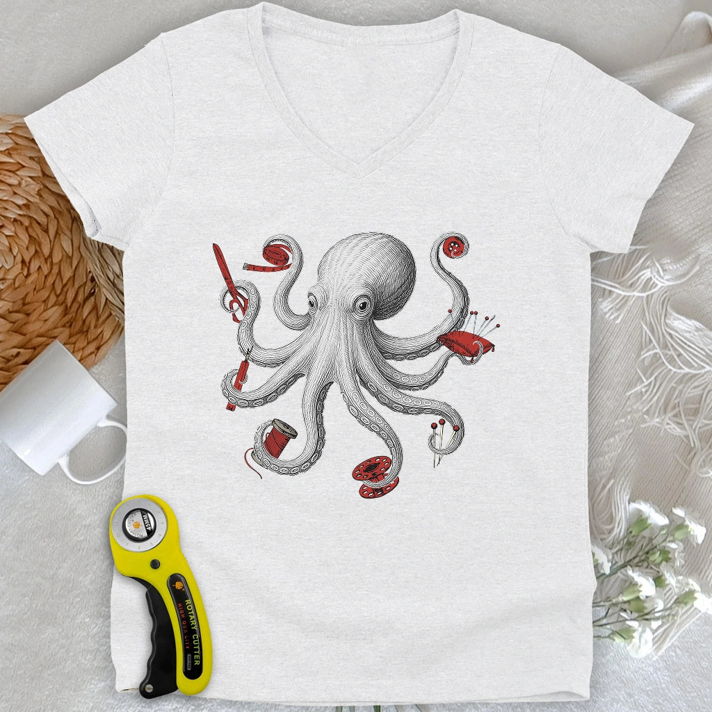 Thread Kraken Lady V-neck